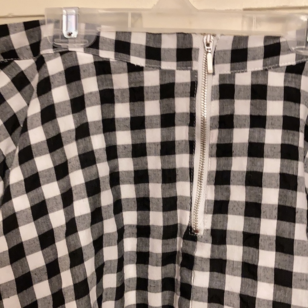 ABS Allen Schwartz Gingham Check Skirt, Size PM - Picture 3 of 6
